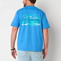 Joe Marlin Mens Crew Neck Short Sleeve Graphic T-Shirt