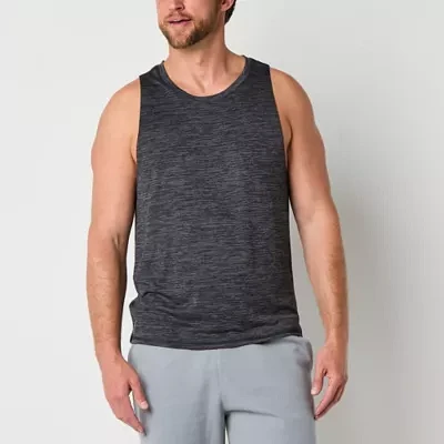 Xersion Everair Mens Crew Neck Sleeveless Moisture Wicking Dri-Fit Tank Top