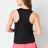 Xersion Everyday Womens High Neck Sleeveless Shelf Bra Tank Top
