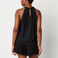 a.n.a Womens Halter Neck Sleeveless Tank Top