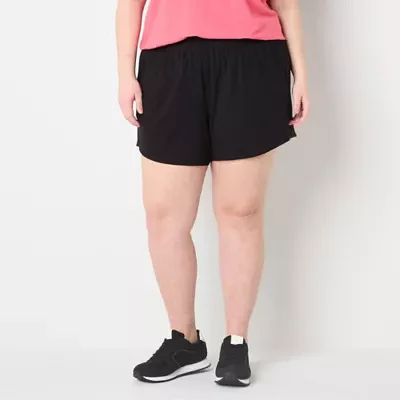 Xersion Everyday Women Plus Mid Rise Pull-On Short
