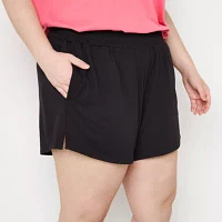 Xersion Everyday Women Plus Mid Rise Pull-On Short