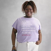 Hope & Wonder Women's History Month Plus 'We Are' Short Sleeve Graphic T-Shirt