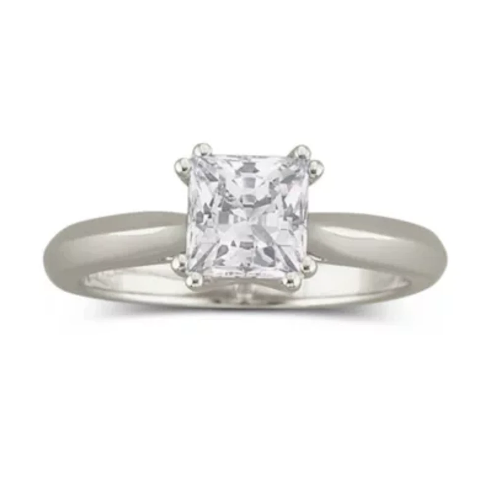 DiamonArt® 1 CT. T.W Cubic Zirconia Solitaire Ring