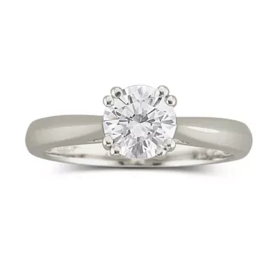 DiamonArt® 1 CT. T.W Cubic Zirconia Solitaire Ring