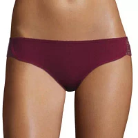 Flirtitude® Lace-Trim Dolphin Bikini Panties