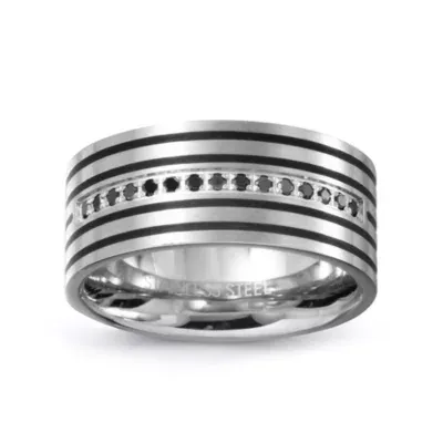 10MM Stainless Steel Wedding Band