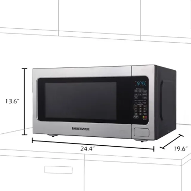 Farberware Classic FM09SS 0.9 Cu. Ft 900-Watt Microwave Oven