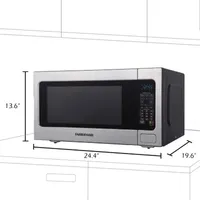 Farberware Professional FMO22ABTBKA 2.2 Cu. Ft 1200-Watt Microwave Oven with Smart Sensor Cooking