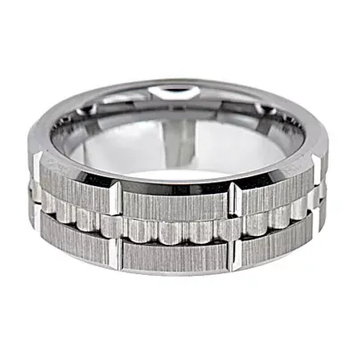 Mens Ceramic Tungsten Band