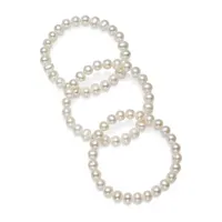 White Cultured Freshwater Pearl 3-pc. Jewelry Set