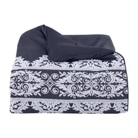 Five Queens Court Shelburne4-pc. Damask + Scroll Comforter Set