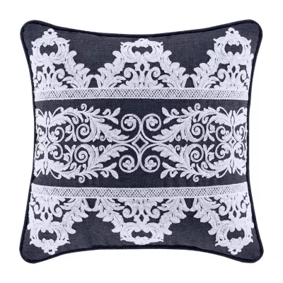 Five Queens Court Shelburne Square Throw Pillow