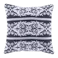 Five Queens Court Shelburne Square Throw Pillow