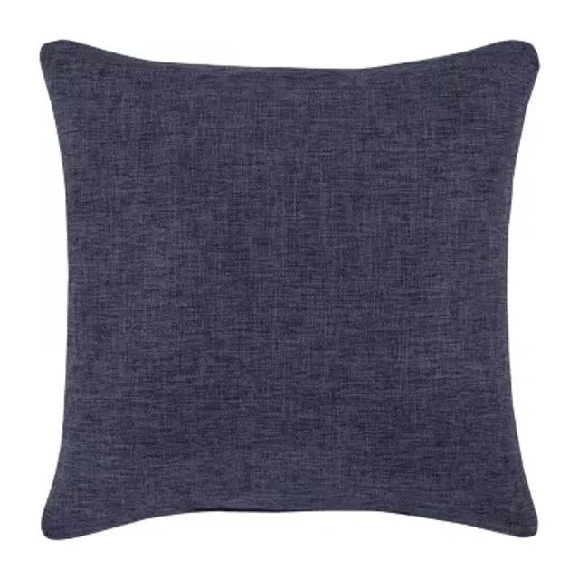 Five Queens Court Bristol 18 Square Decorative Throw Pillow Indigo