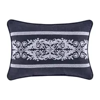 Five Queens Court Shelburne  Rectangular Throw Pillow