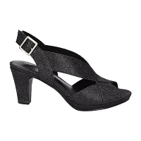 Easy Street Womens Christy Heeled Sandals