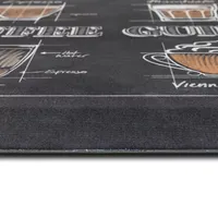 Mohawk Home Dri-Pro Coffee Guide Anti-Fatigue 18"x30" Kitchen Mat