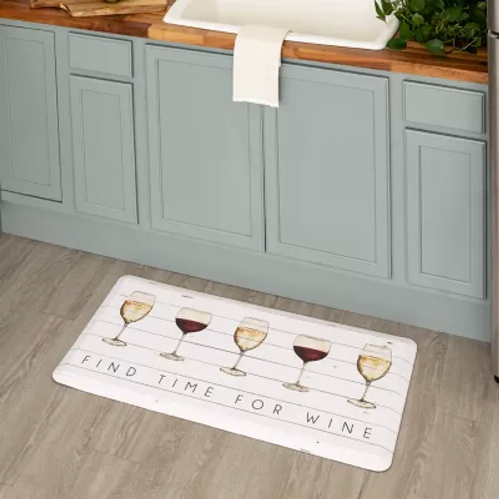 Mohawk Home Dri-Pro Time For Wine Anti-Fatigue 18"x30" Kitchen Mat