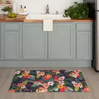 Mohawk Home Dri-Pro Blooming On Blue Anti-Fatigue 18"x30" Kitchen Mat