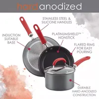 Rachael Ray Create Delicious Hard Anodized 2-pc. Deep Frying Pans