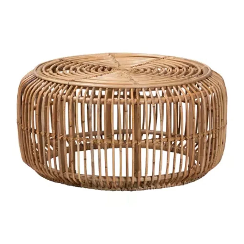 Aliane Rattan Round Coffee Table