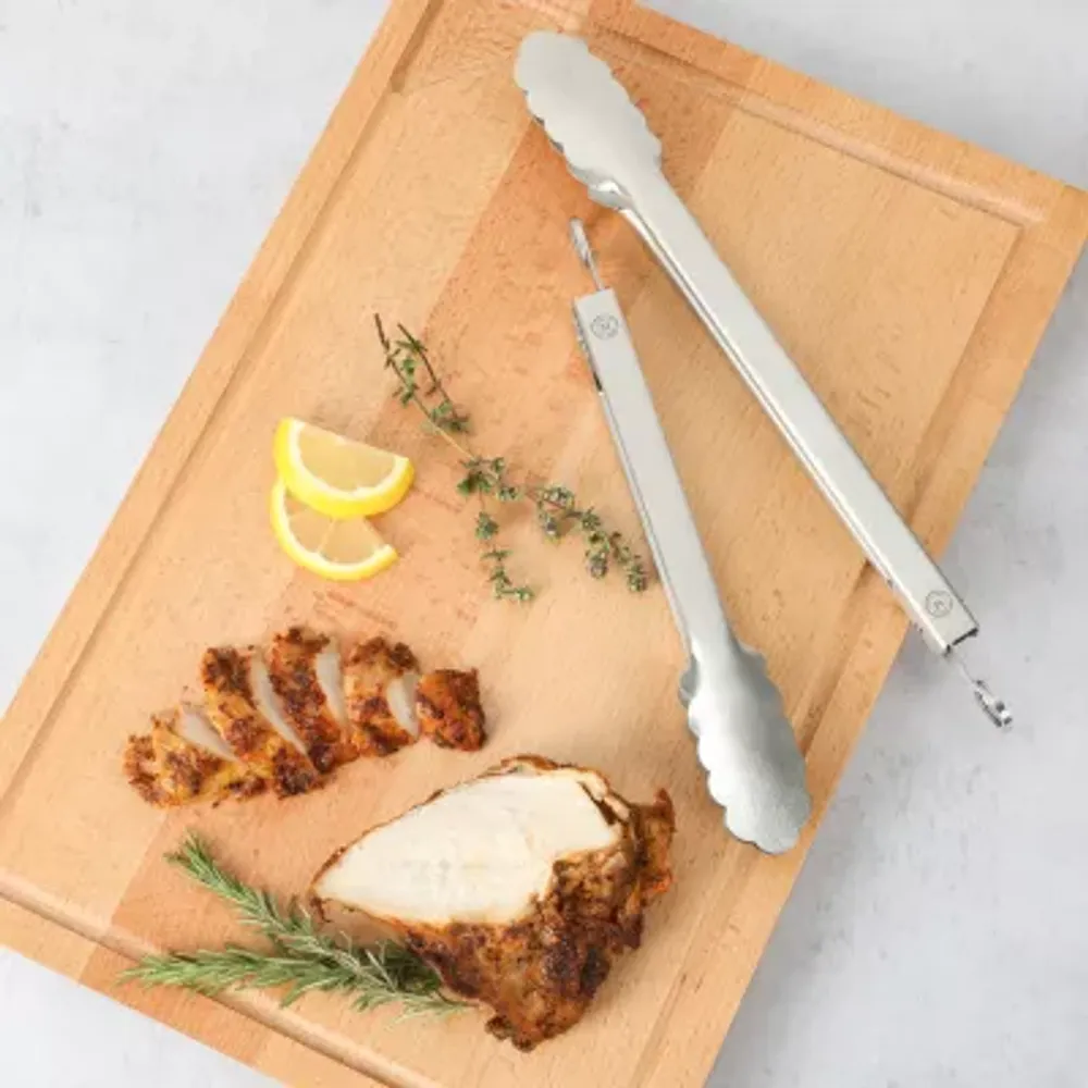 Martha Stewart Stainless Steel 2-pc. Tongs Set