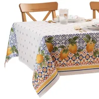 Elrene Home Fashions Capri Lemon Tablecloth