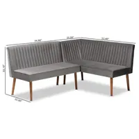 Alvis 2-pc. Bench