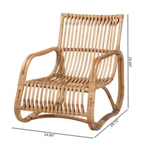 Curved Slope-Arm Chair