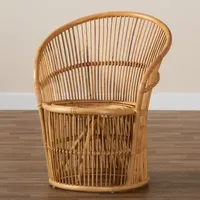 Curved Slope-Arm Chair