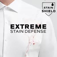 Van Heusen Mens Stain Shield Wrinkle Free Stretch Dress Shirt