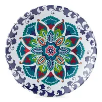 Distant Lands Set Of 4 Melamine Medallion Dishwasher Safe Salad Plate