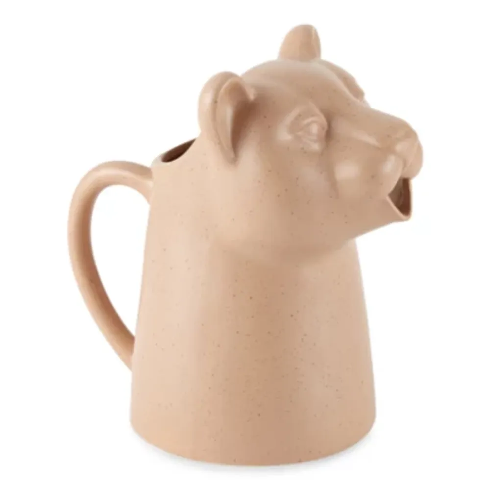 Distant Lands Leopard Figural Serving Pitcher