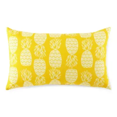 Outdoor Oasis 14x24 Pineapple Rectangular Outdoor Pillow