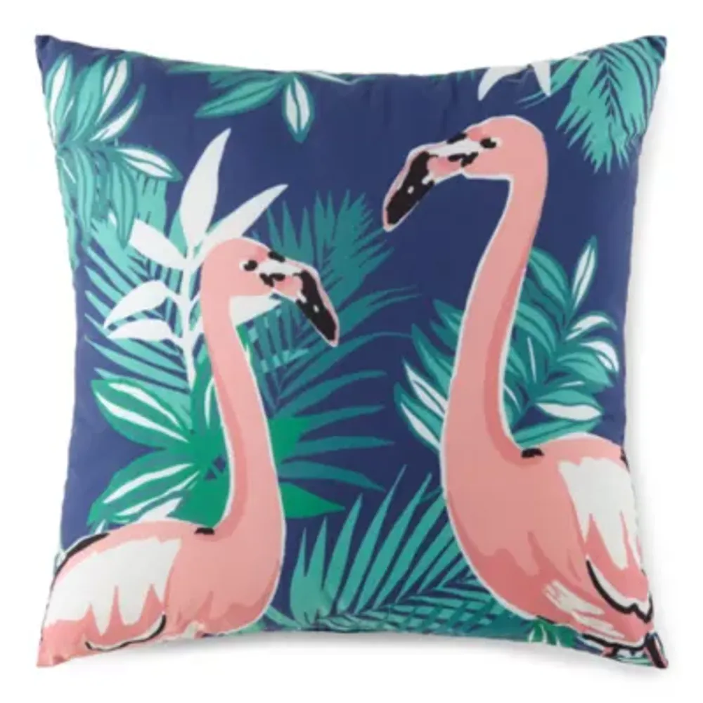 Outdoor Oasis 20x20 Flamingo Square Outdoor Pillow