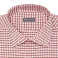 Van Heusen Stain Shield Mens Regular Fit Stretch Fabric Wrinkle Free Long Sleeve Dress Shirt