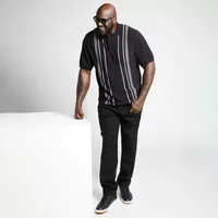 Shaquille O'Neal XLG Big and Tall Mens Tapered Athletic Fit Jean