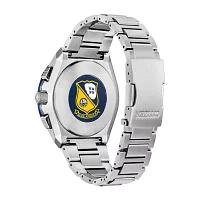 Citizen Mens Silver Tone Stainless Steel Bracelet Watch Jy8125-54l