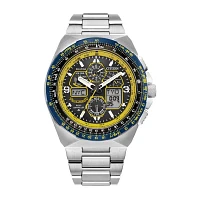 Citizen Mens Silver Tone Stainless Steel Bracelet Watch Jy8125-54l