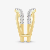 (I / Si2) Womens 3/4 CT. T.W. Lab Grown White Diamond 14K Gold Ring Guard