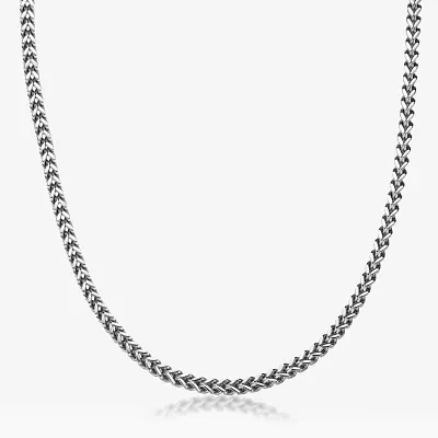 Mens Stainless Steel IP Foxtail Chain