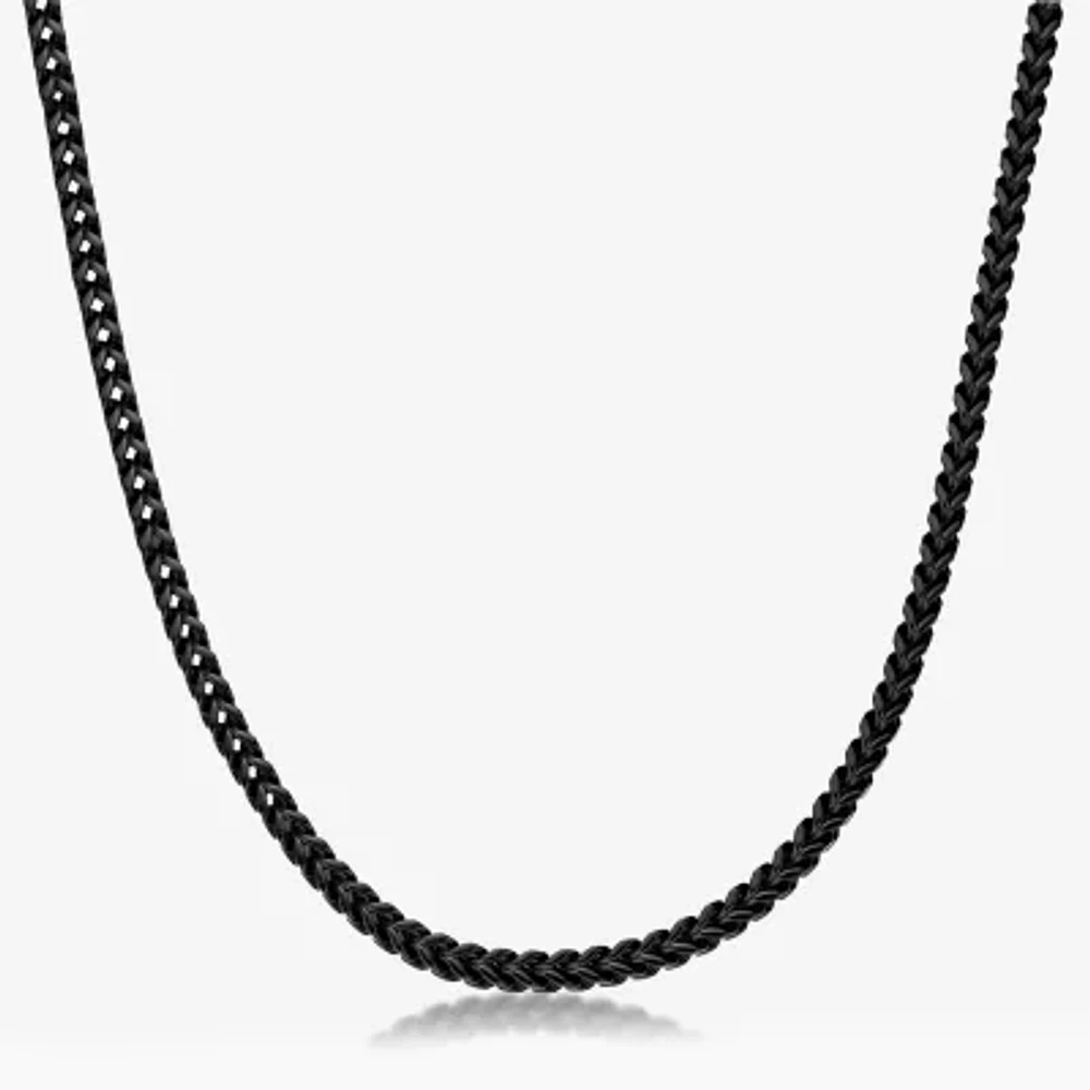 Mens Stainless Steel IP Foxtail Chain