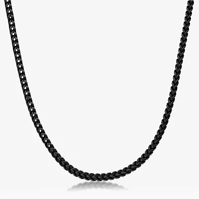 Mens Stainless Steel IP Foxtail Chain