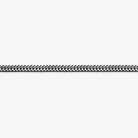 Stainless Steel 24 Inch Solid Herringbone Chain Necklace