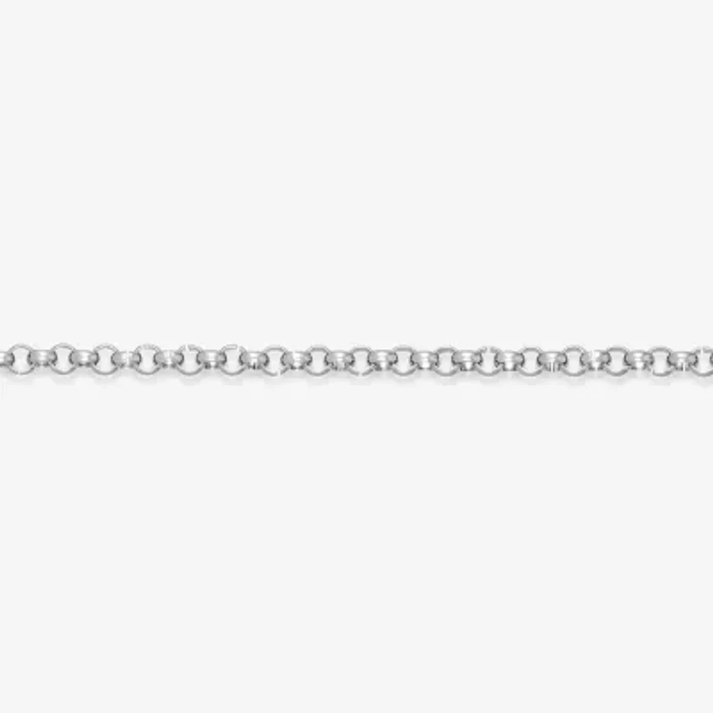 Mens Stainless Steel 18" 2mm Rolo Chain