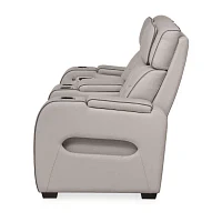 Signature Design By Ashley® Boyington Power Reclining Loveseat with Console