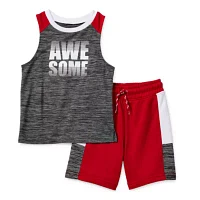 Okie Dokie Toddler & Little Boys Active 2-pc. Short Set