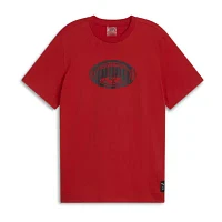 PUMA Mens Crew Neck Short Sleeve Graphic T-Shirt