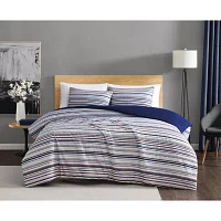 Truly Soft Teagan Stripe Midweight Comforter Set